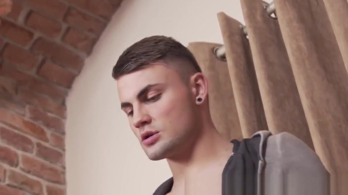Tattooed twink massaged before handjob