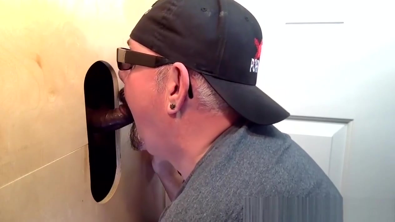 Gloryhole Throat Fucked By Curious Black Cock