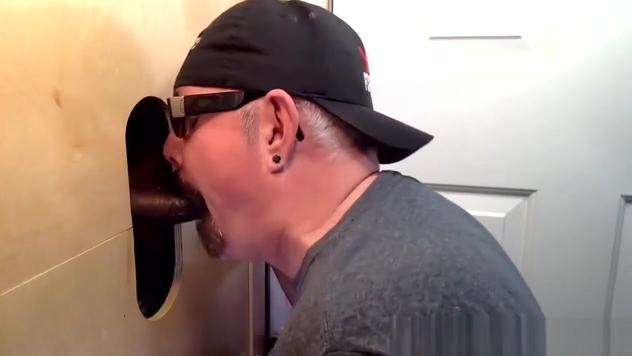 Gloryhole Throat Fucked By Curious Black Cock