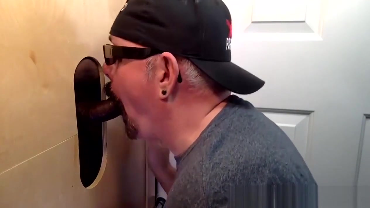 Gloryhole Throat Fucked By Curious Black Cock