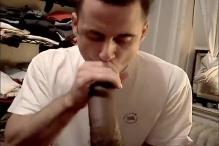 White Boy Sucking Big Double Extra Size Black Cock POV