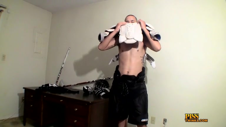 Hockey Boy Pissing Fun! - Leo McArthur