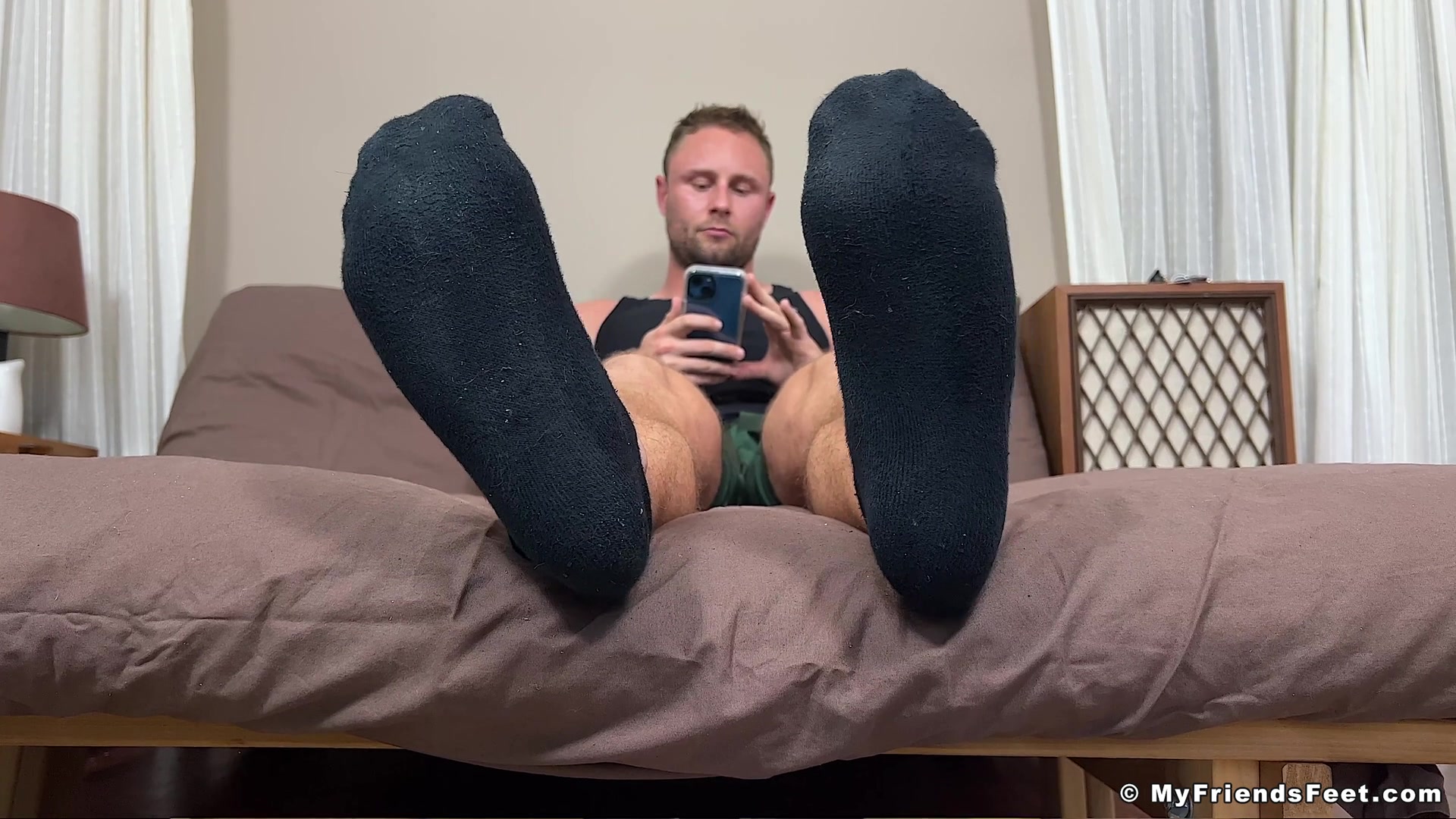 Spy On Clay's Dirty Feet - Clay