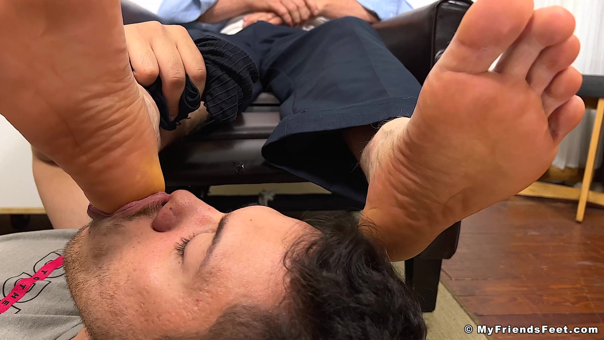 Dev Worshipped In Sheer Socks - Dev