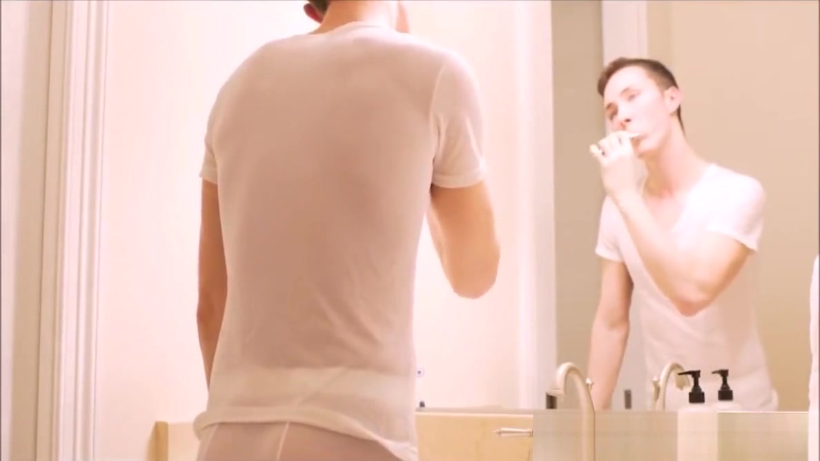 Cute Mormon Boy Masturbates To His Roommate Showering With A Big Cock