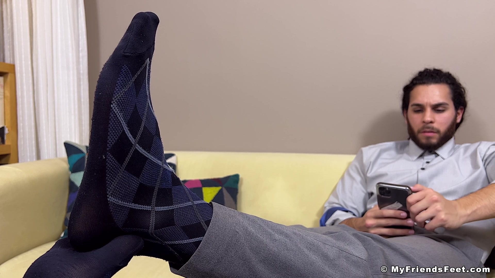 Spy On Nathaniel's Feet - Nathaniel