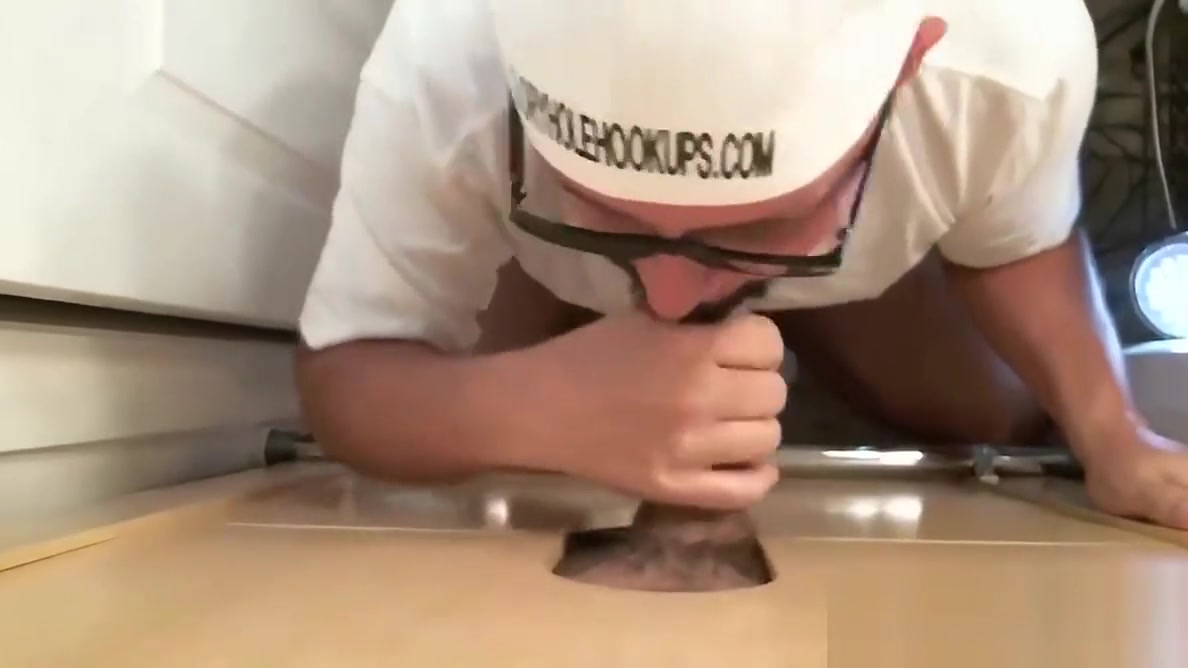 Getting A Gloryhole Ass Pounding