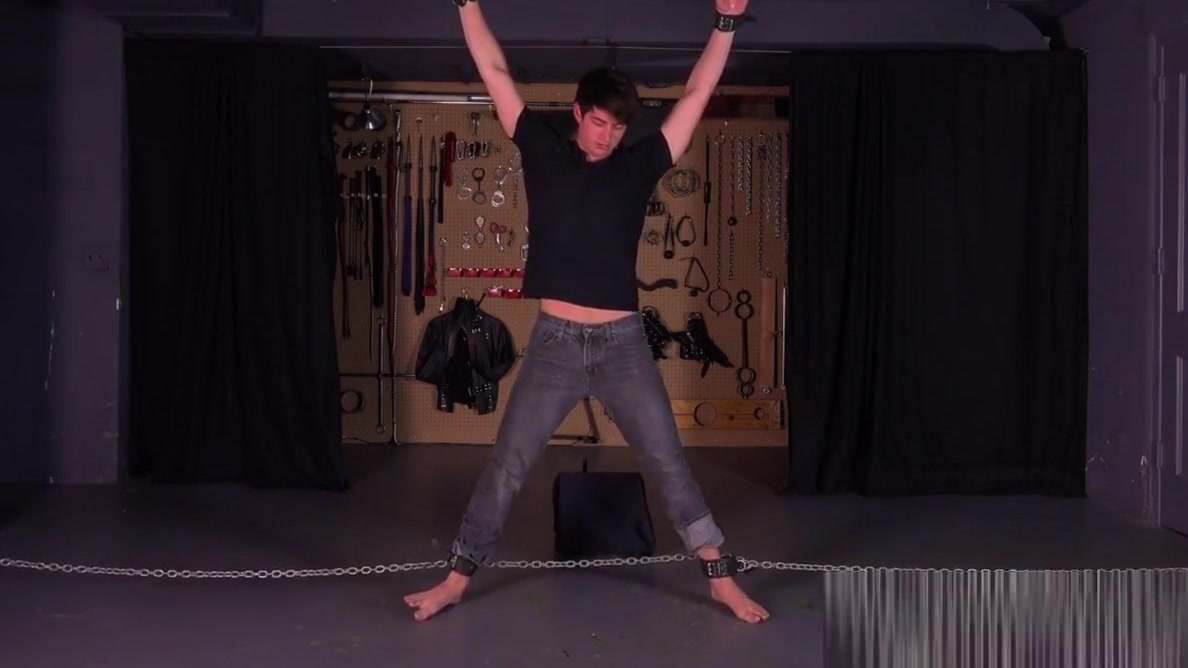 Jock Turned Bitch Boy BDSM Gay Bondage Whipping Kink College