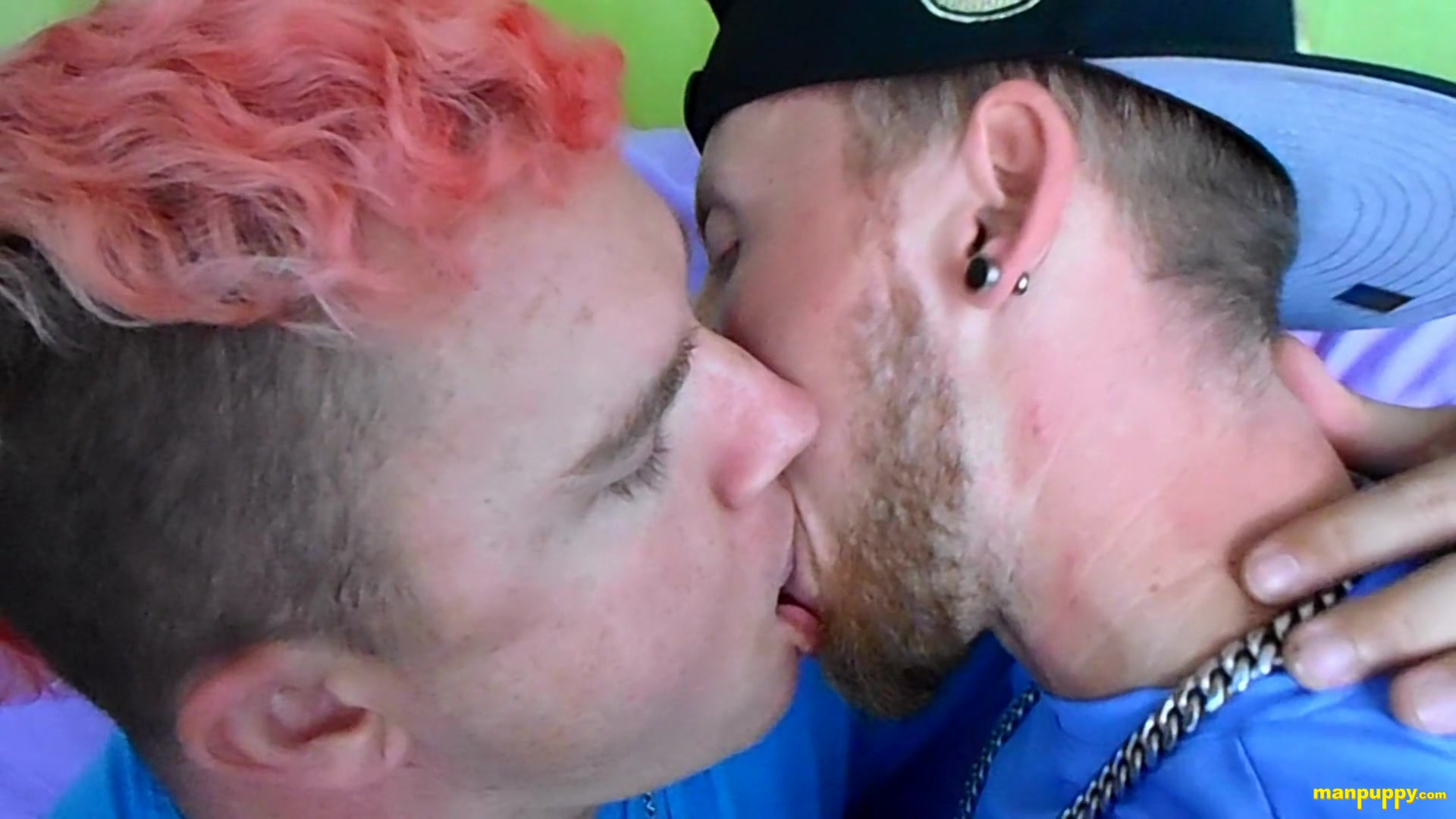 Hot Gay Kissing With JC & Leo - JC Dickerson & Leo Blue