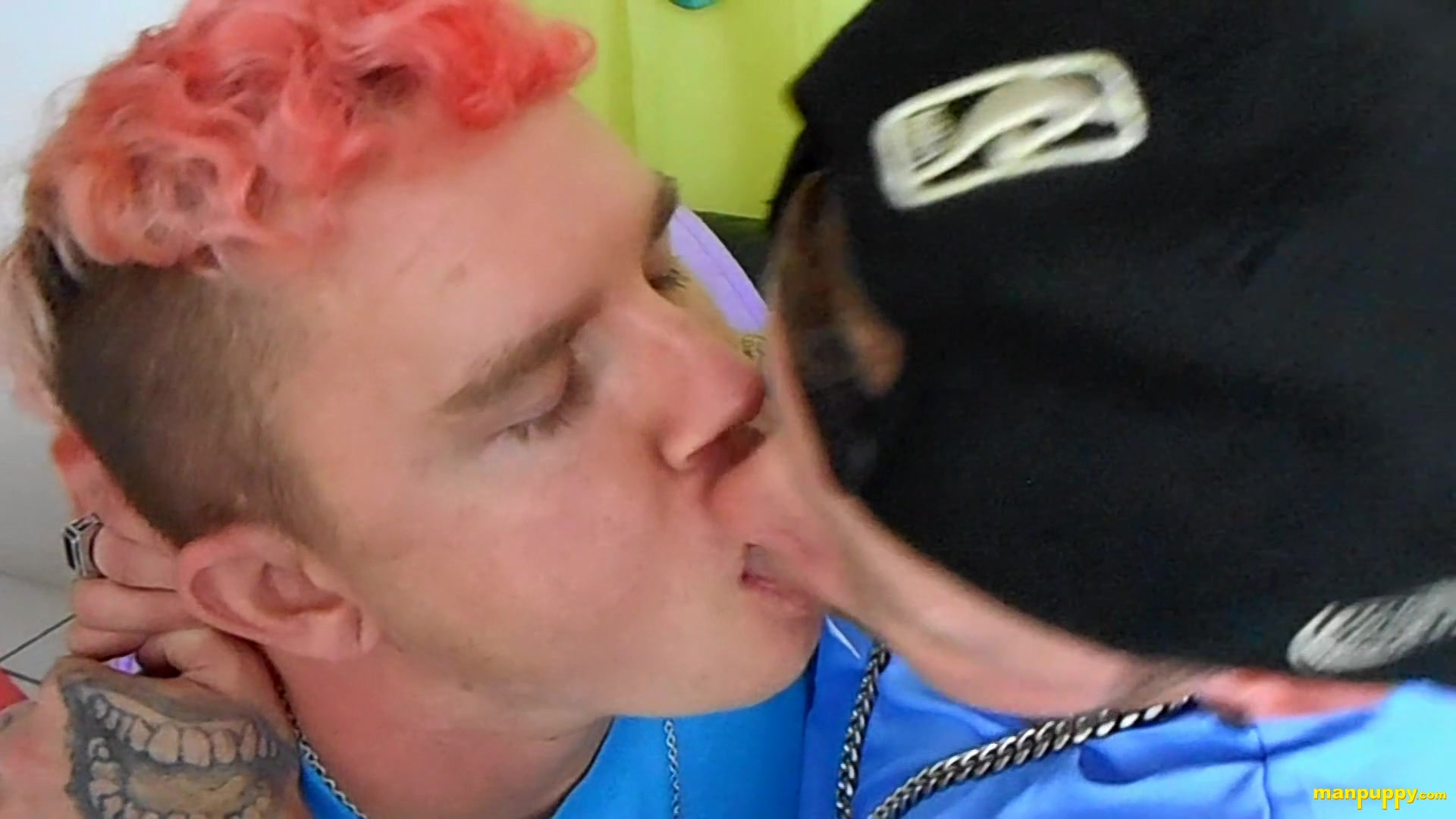 Hot Gay Kissing With JC & Leo - JC Dickerson & Leo Blue