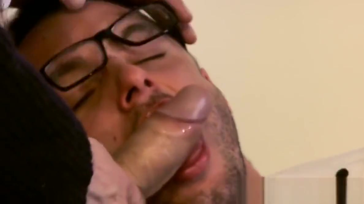 Throated office hunk bare fucked and spunked