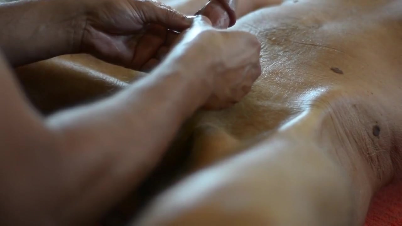 Slow Tantric Penis Massage