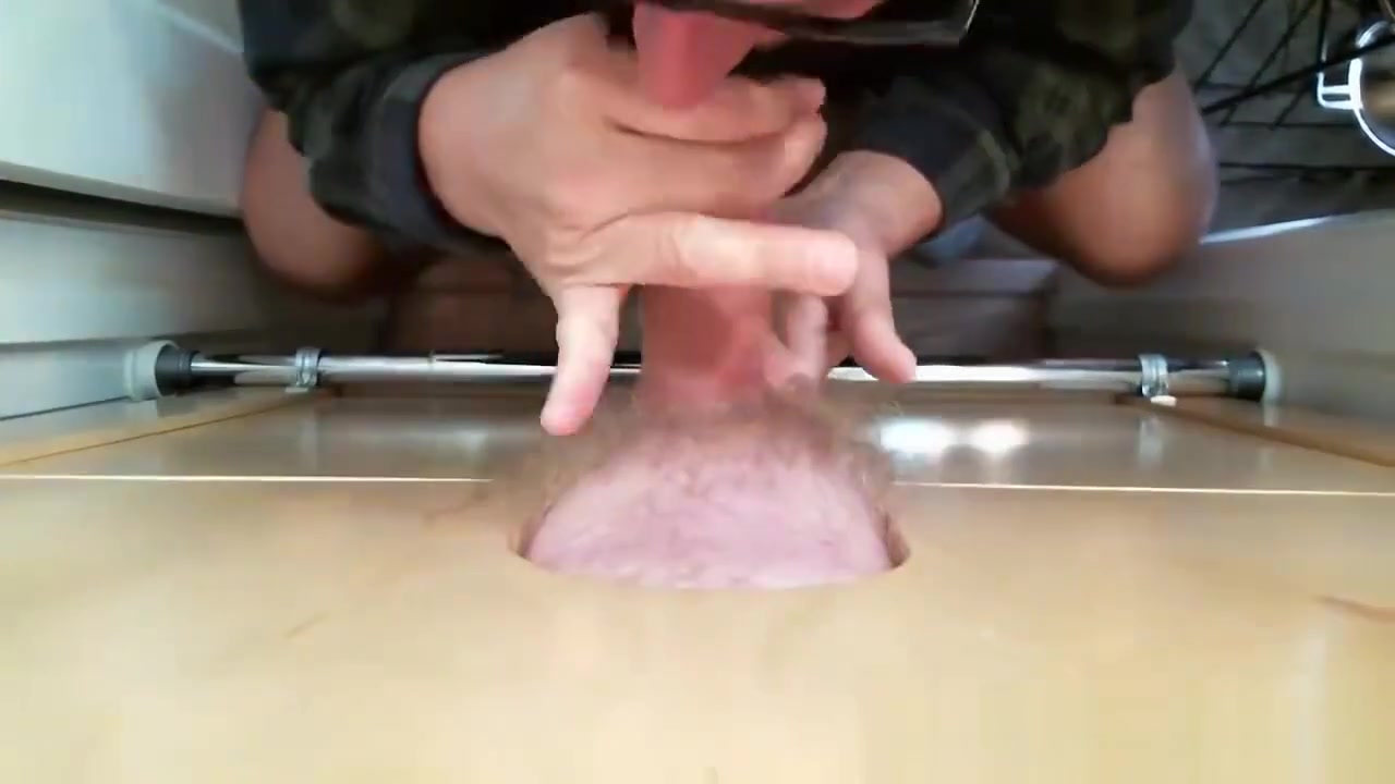 Married Guy Gloryhole Throat Fucks Me