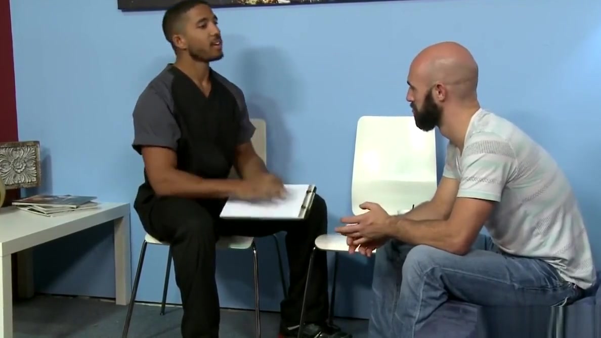 MenOver30 Getting a Physical from Hot Black Nurse