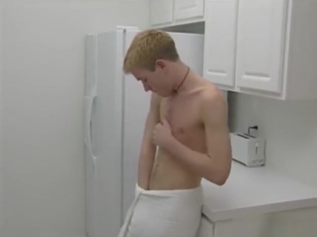Blond Twink Corey Stevens Showers and Jerks Off