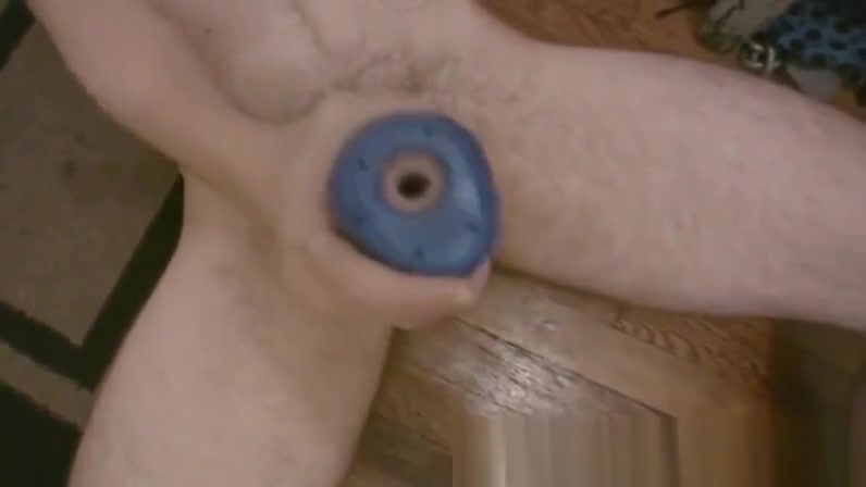 Kinky skater boi Kyle plays with a sex toy all alone