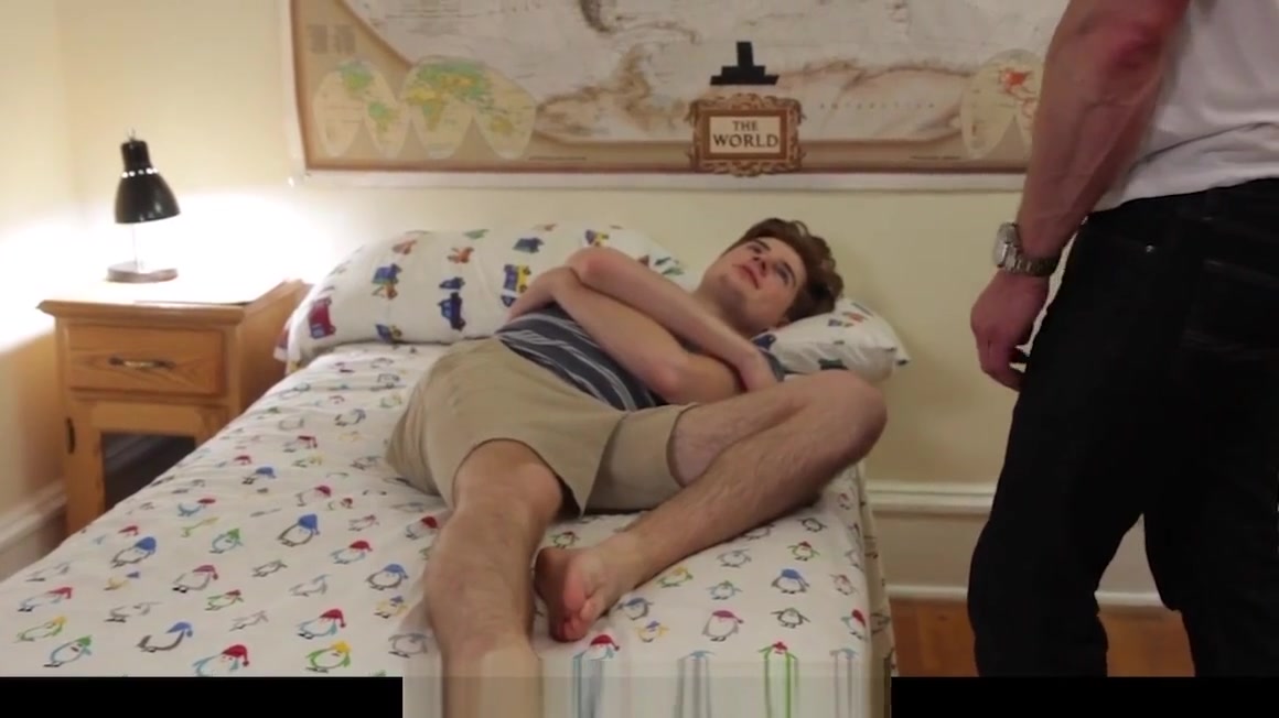 FamilyDick - Sexy muscle Step daddy punish fucks Step son for smoking