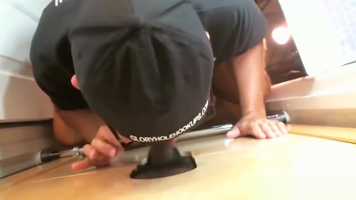 Chocolate Cock At The Gloryhole