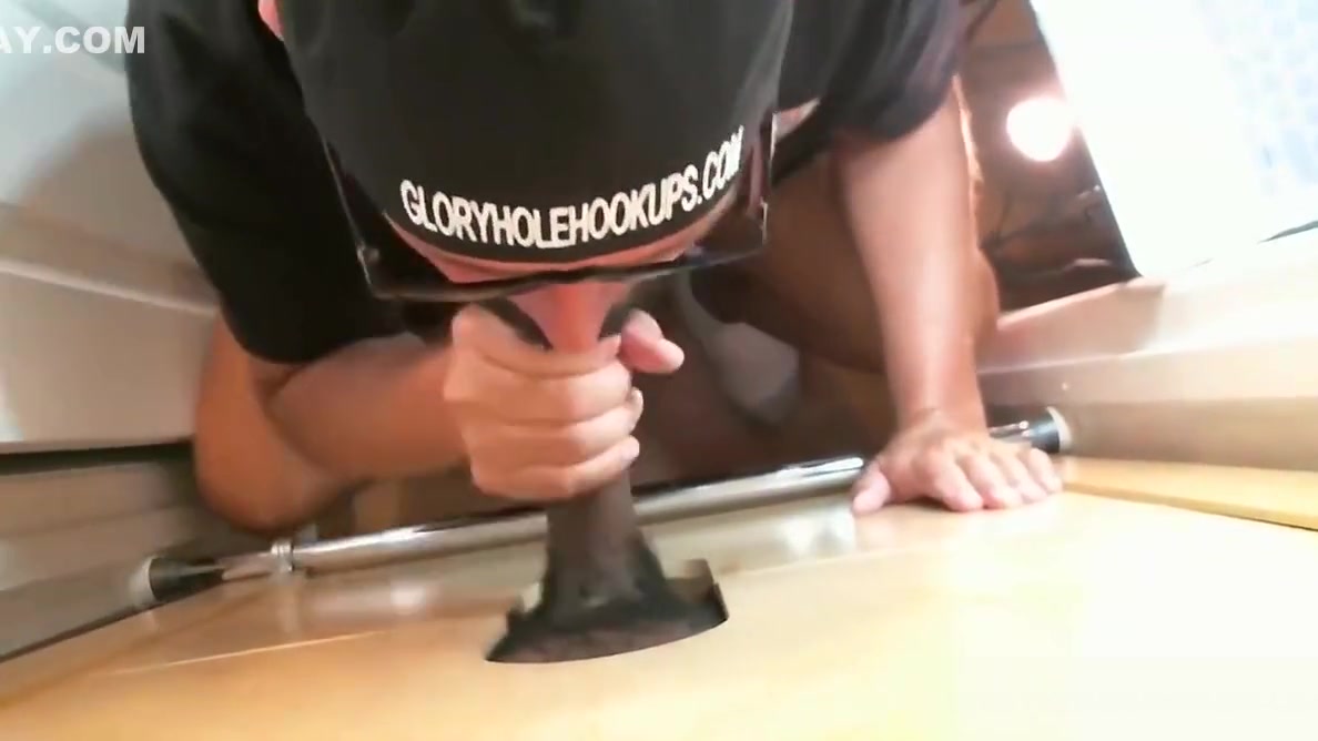 Chocolate Cock At The Gloryhole