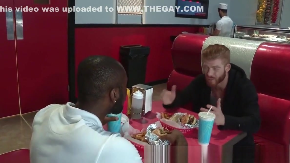 RagingStallion Big Fat Meat Orgy at the Diner!