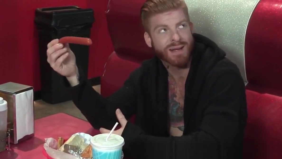 RagingStallion Big Fat Meat Orgy at the Diner!