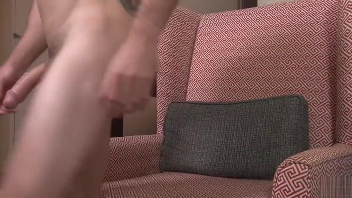 Built Jock Brad Jerks his Cock for Active Duty!