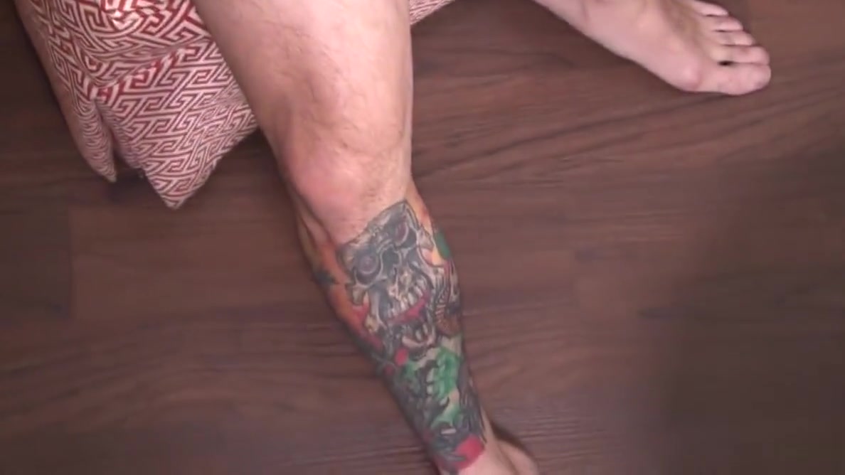 Built Jock Brad Jerks his Cock for Active Duty!