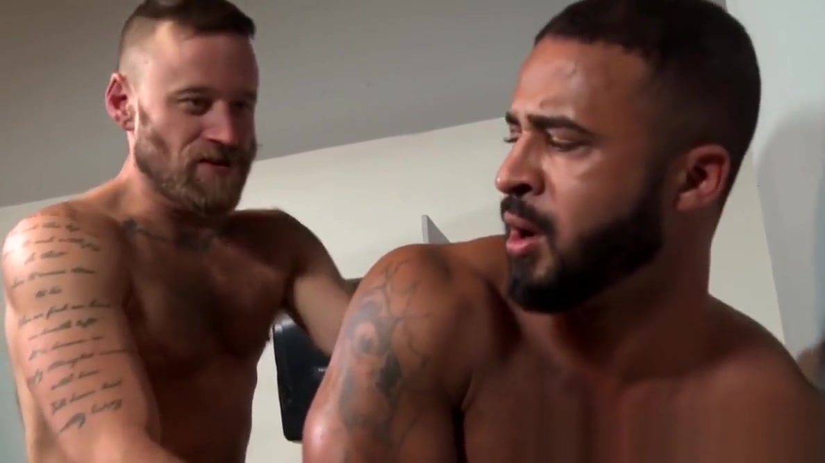 Damian Taylor and Hoytt Walker have fun in glory hole room