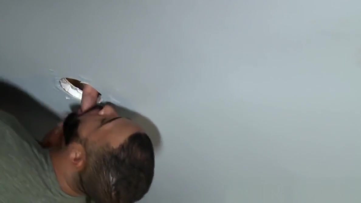 Damian Taylor and Hoytt Walker have fun in glory hole room