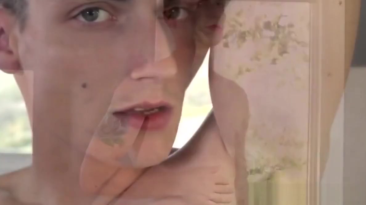 Office hunk cum covered after jerking solo