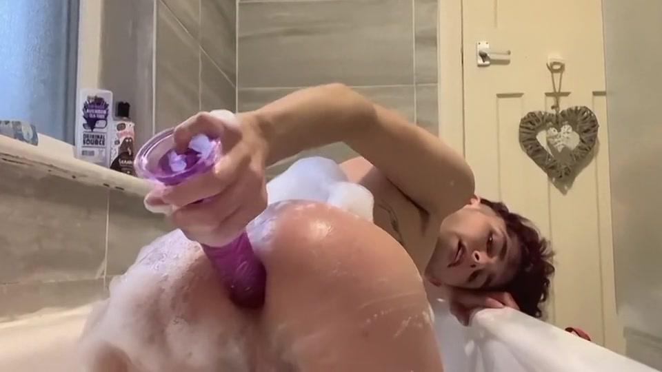 A Dildo In His Soapy Hole - Malachi Cooper