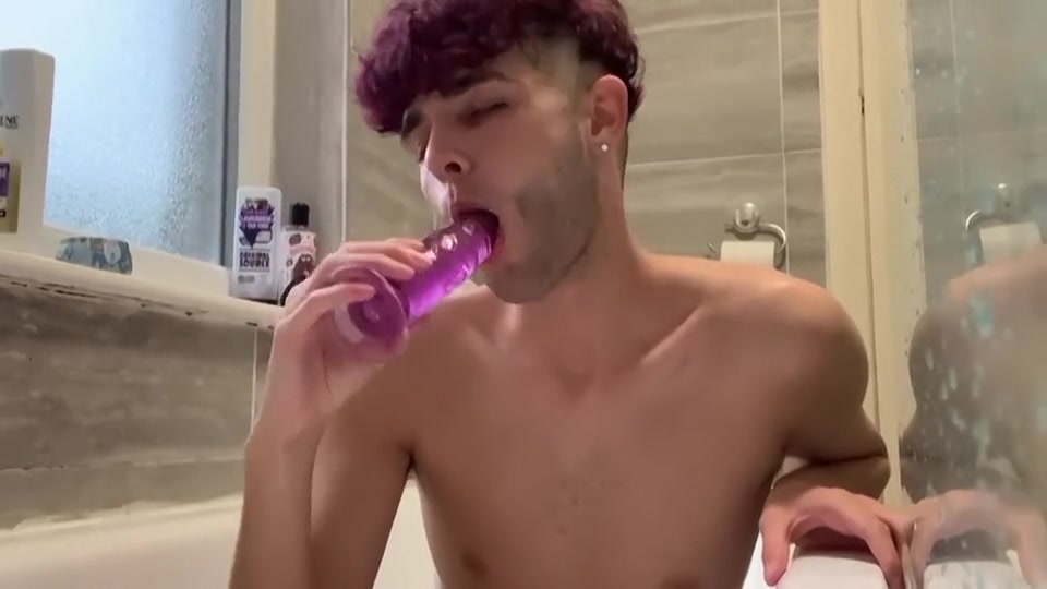 A Dildo In His Soapy Hole - Malachi Cooper