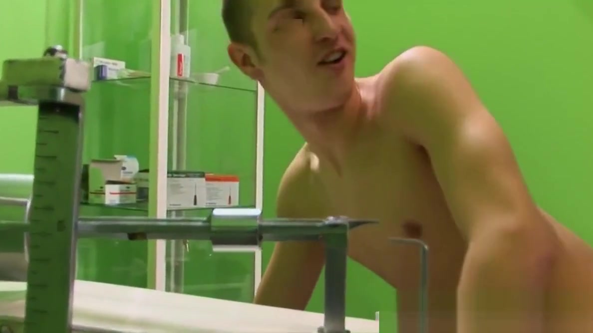 Gay doctor fuck his young patient at work