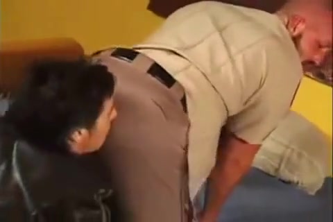 Licking Officer's Asshole