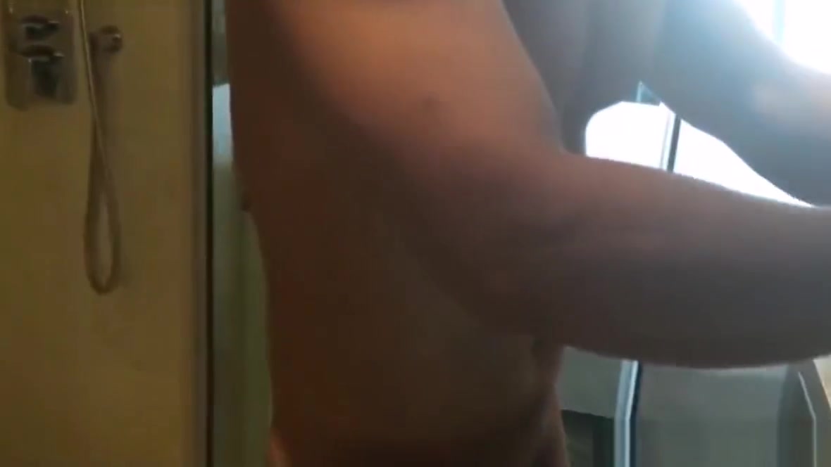 Muscle Bear Taking Shower