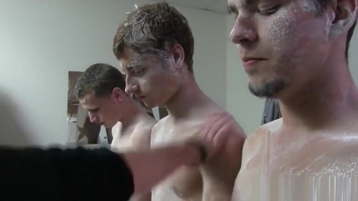 Hazed teen 18+ twinks assfucking in the shower