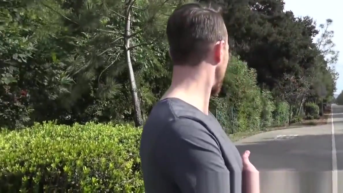 Handsome homo gets picked up and fucks in POV for money