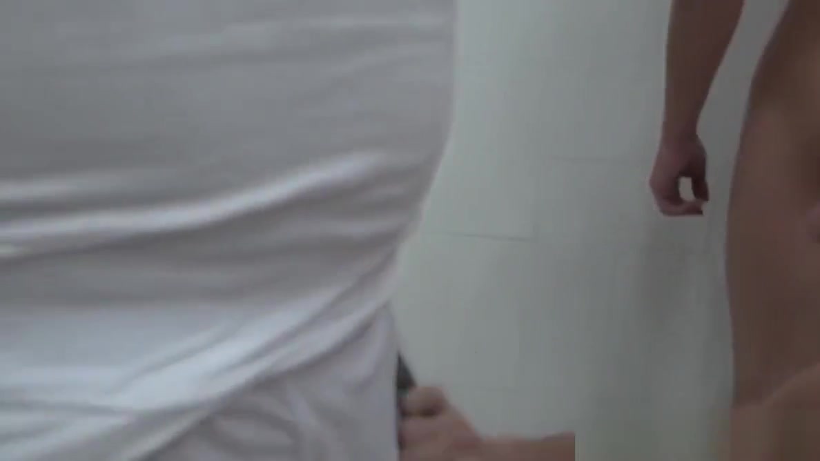 Military hunk humiliated with cumshower