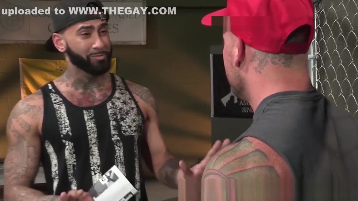 RagingStallion Doggystyle In Gun Store With Sean Duran