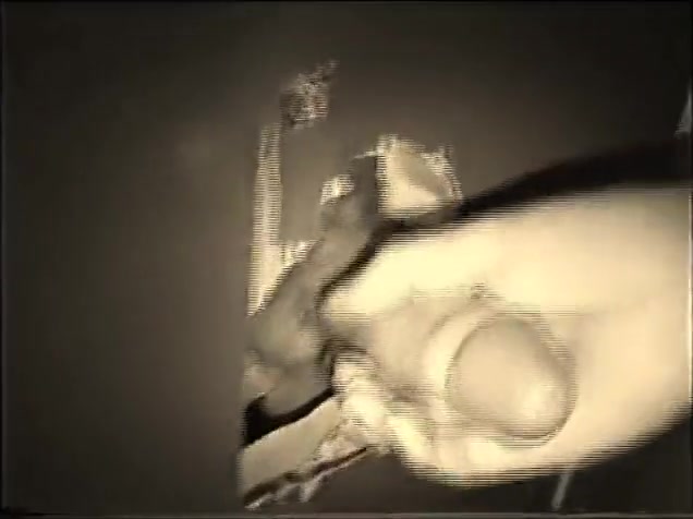 Big dick through a glory hole, in toilets.