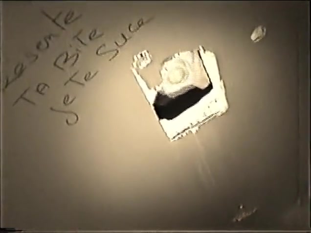 Big dick through a glory hole, in toilets.