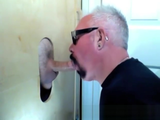 Two Hard Cocks Get Sucked At The Gloryhole
