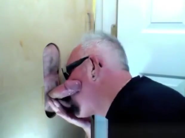 Two Hard Cocks Get Sucked At The Gloryhole