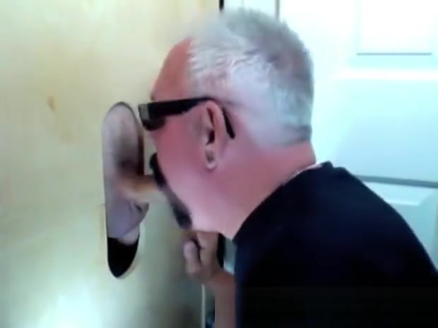 Two Hard Cocks Get Sucked At The Gloryhole