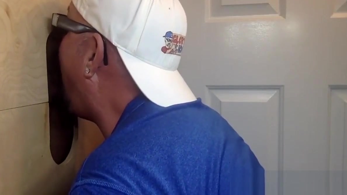 Latino Step dad First Time At A Gloryhole