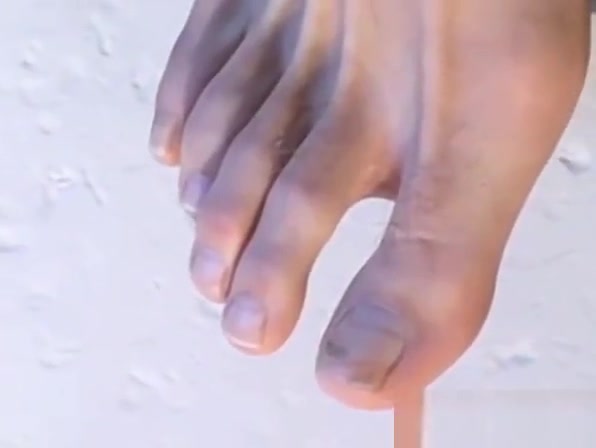 Feet tickling and balls massage with blonde twink