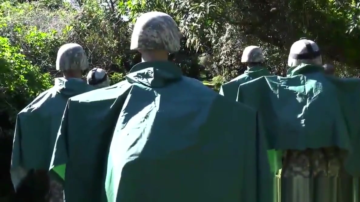Military hunk humiliated in outdoors fuck