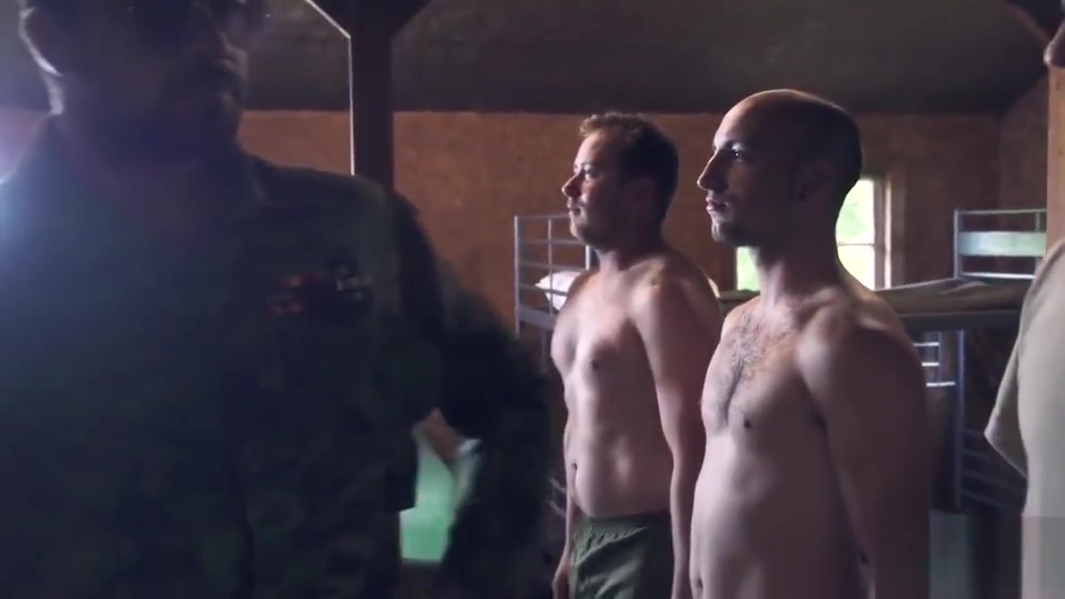Sgt Bellamy Bradley drills military twink Ryan Bones