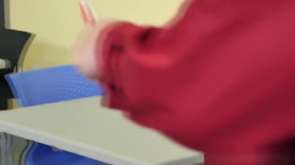Office stud ass fucked in trio at work