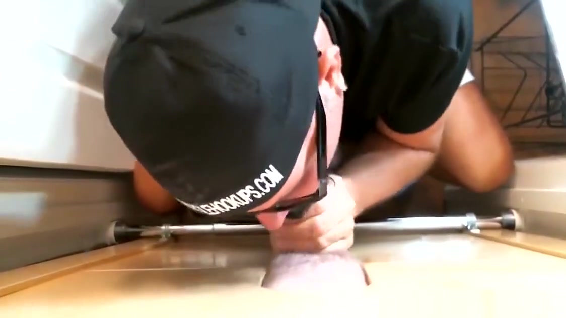 Construction Step dad Cums At Gloryhole